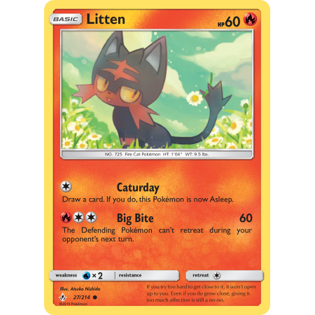 Litten (Reverse Holo)