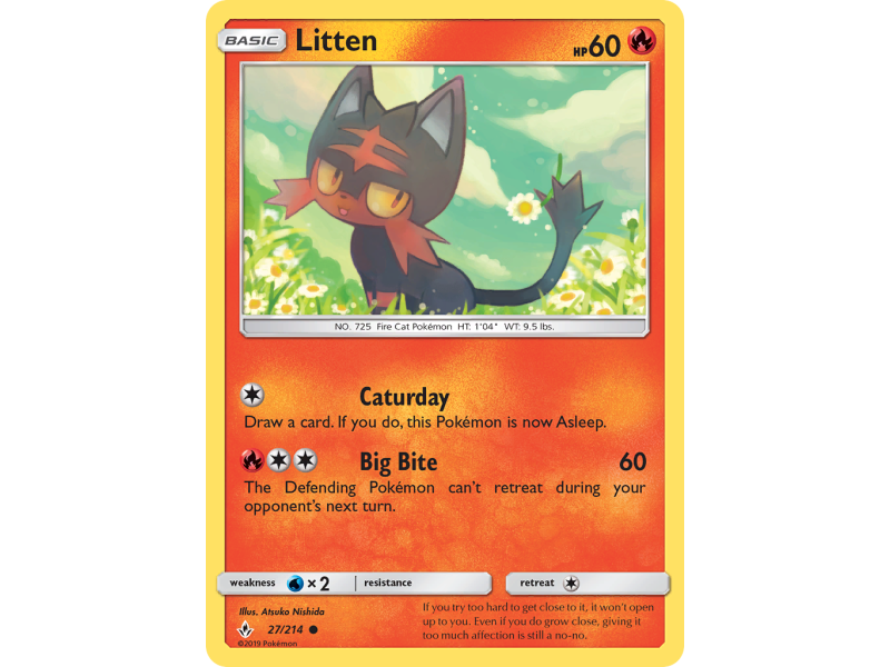 Litten (Reverse Holo)