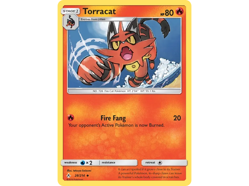 Torracat (Reverse Holo)