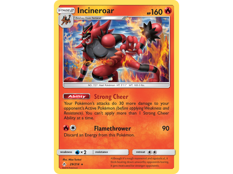Incineroar (Reverse Holo)