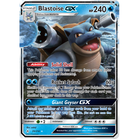 Blastoise-GX (Holo)