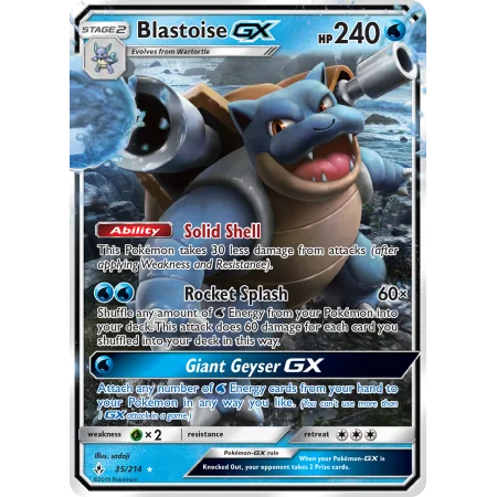 Blastoise-GX (Holo)