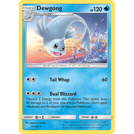 Dewgong (Reverse Holo)