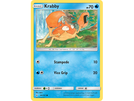 Krabby (Reverse Holo)