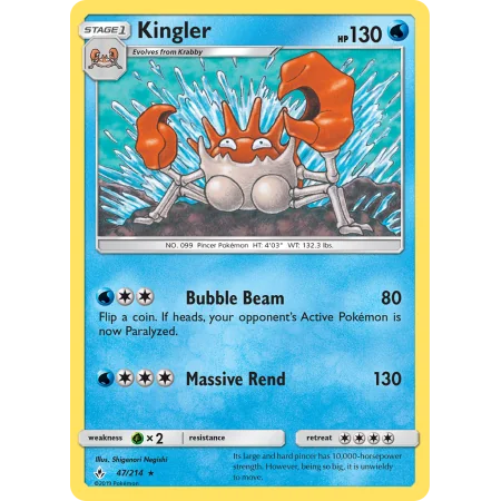 Kingler (Reverse Holo)