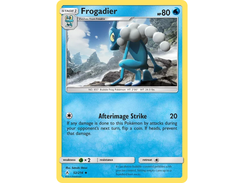 Frogadier (Reverse Holo)