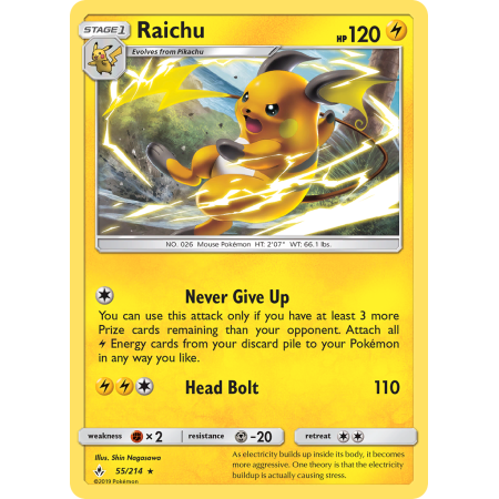 Raichu (Reverse Holo)