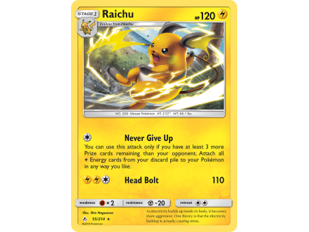 Raichu (Reverse Holo)