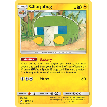 Charjabug (Reverse Holo)