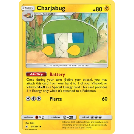 Charjabug (Reverse Holo)