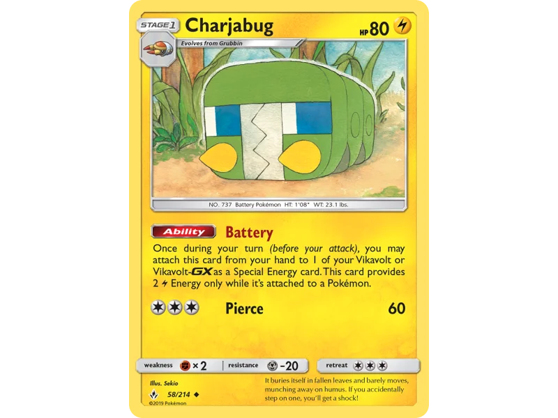 Charjabug (Reverse Holo)