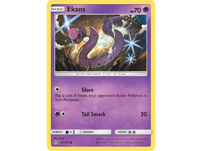 Ekans (Reverse Holo)
