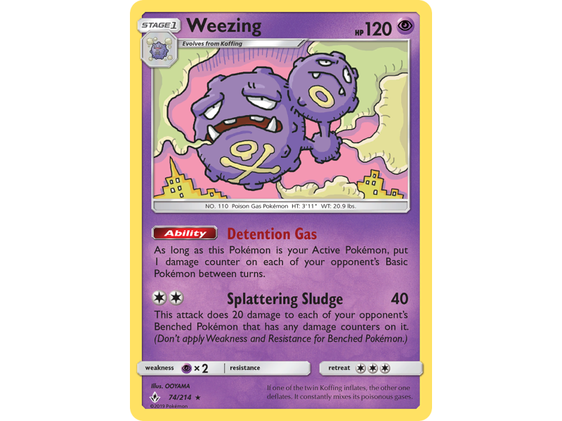 Weezing (Reverse Holo)