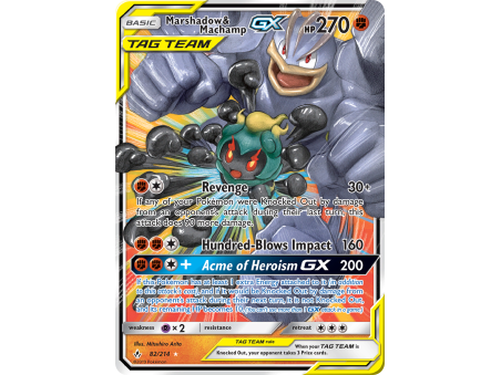Marshadow & Machamp-GX (Holo)