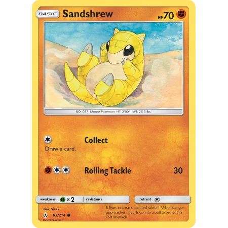 Sandshrew (Reverse Holo)