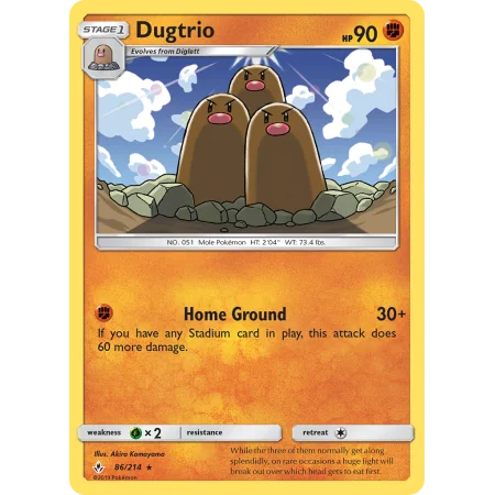 Dugtrio (Reverse Holo)