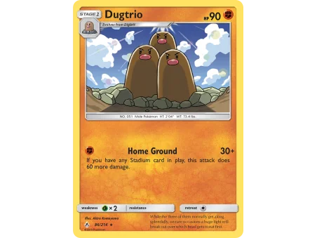 Dugtrio (Reverse Holo)