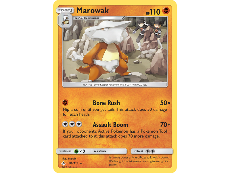 Marowak (Reverse Holo)