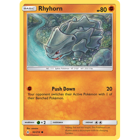 Rhyhorn (Reverse Holo)