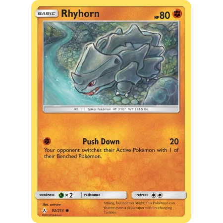 Rhyhorn (Reverse Holo)