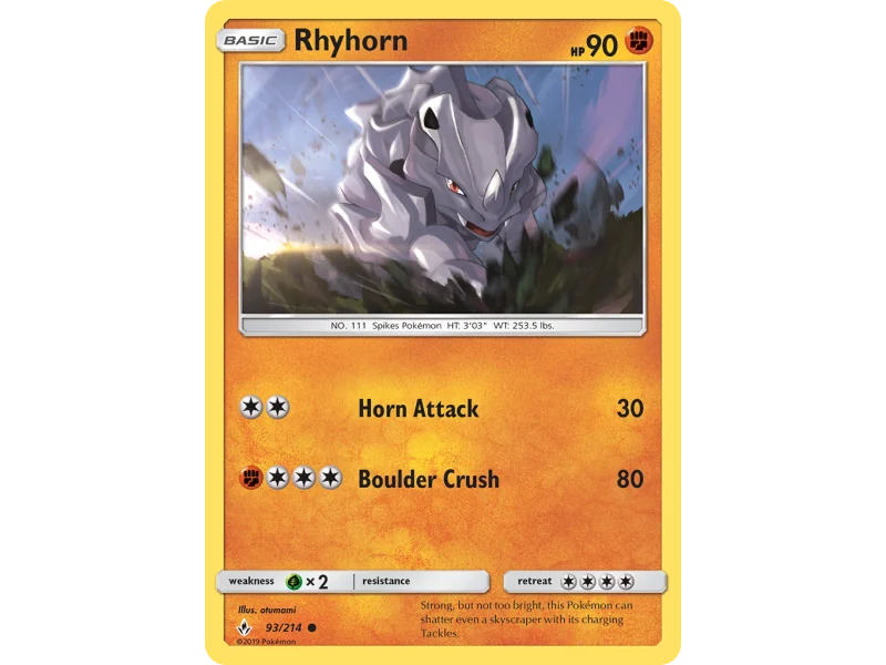 Rhyhorn (Reverse Holo)