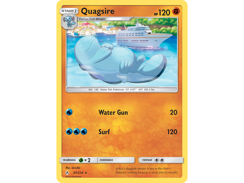 Quagsire (Reverse Holo)