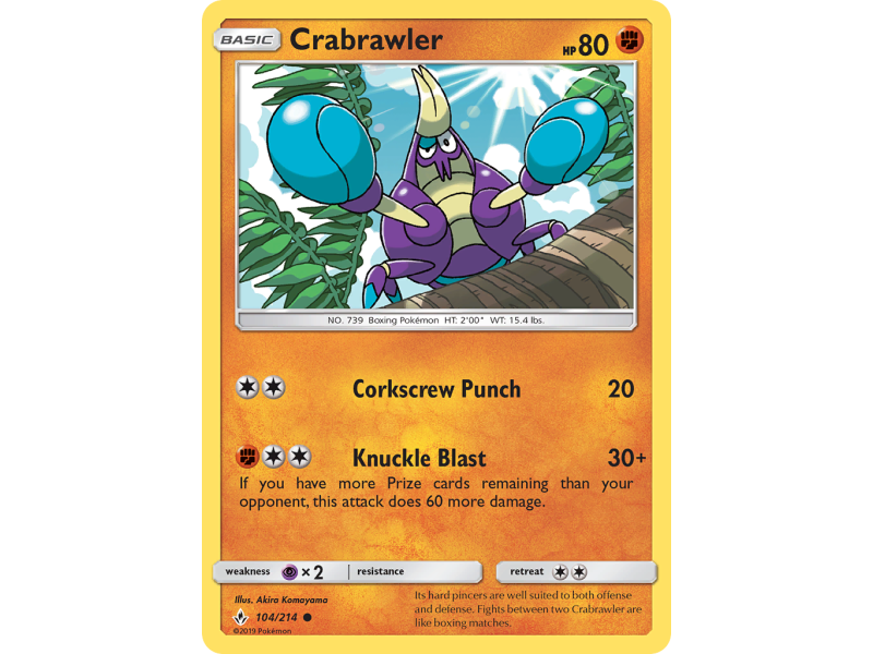 Crabrawler (Reverse Holo)