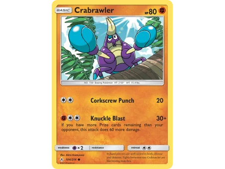 Crabrawler (Reverse Holo)