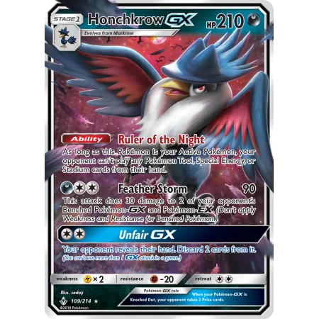 Honchkrow-GX (Holo)