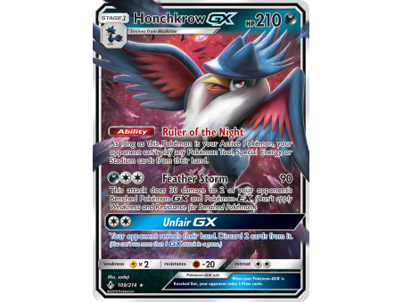 Honchkrow-GX (Holo)