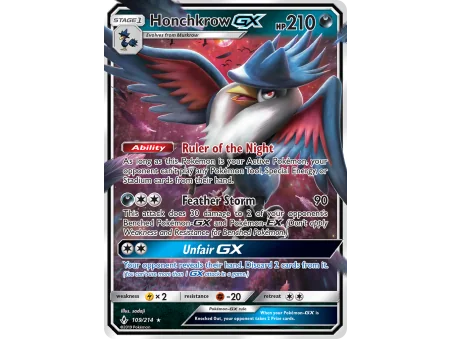 Honchkrow-GX (Holo)