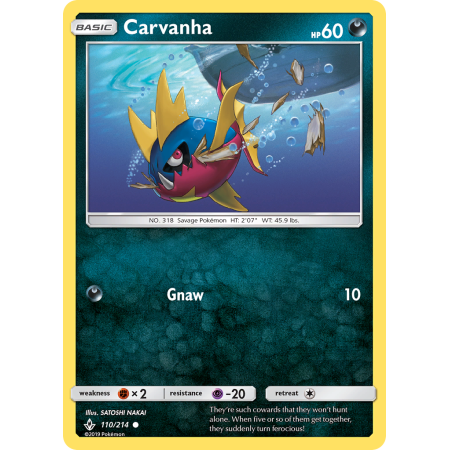 Carvanha (Reverse Holo)