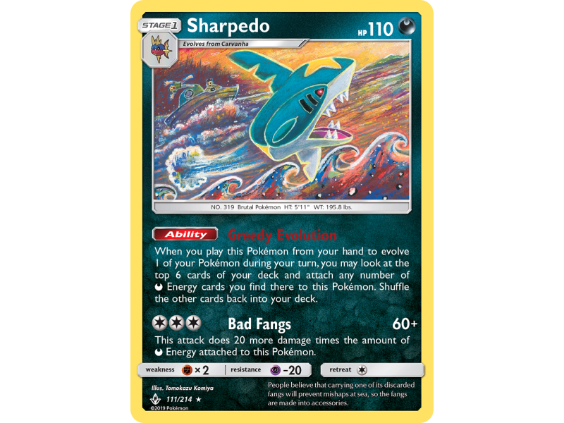 Sharpedo (Reverse Holo)