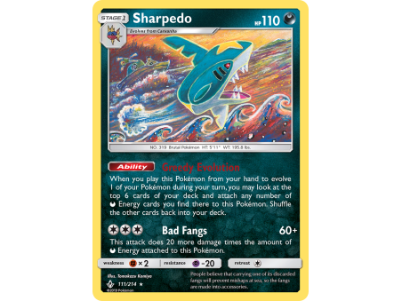 Sharpedo (Reverse Holo)