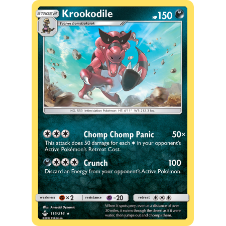 Krookodile (Reverse Holo)