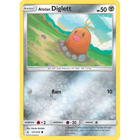 Alolan Diglett (Reverse Holo)