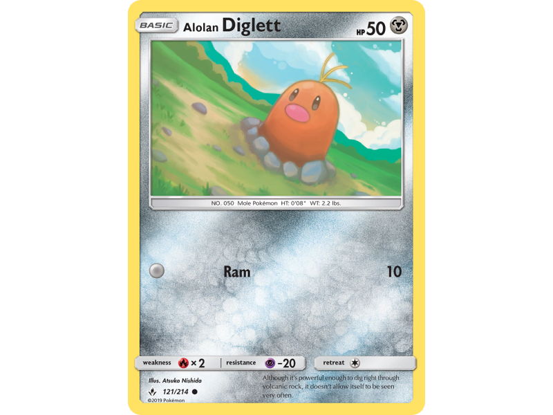Alolan Diglett (Reverse Holo)