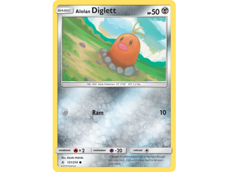 Alolan Diglett (Reverse Holo)