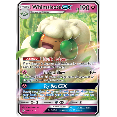 Whimsicott-GX (Holo)