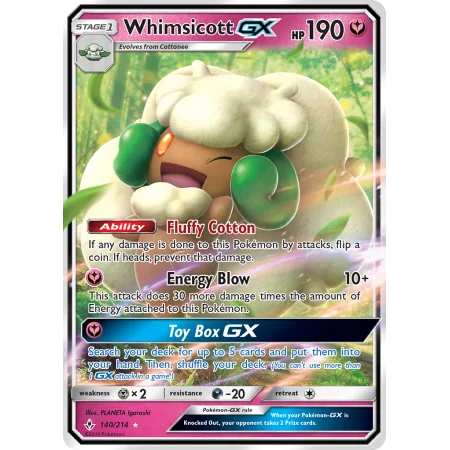 Whimsicott-GX (Holo)
