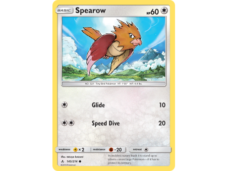 Spearow (Reverse Holo)