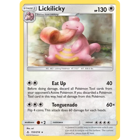 Lickilicky (Reverse Holo)