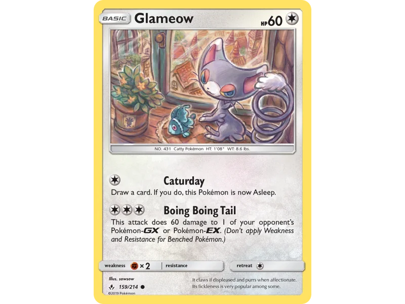 Glameow (Reverse Holo)