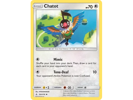 Chatot (Reverse Holo)