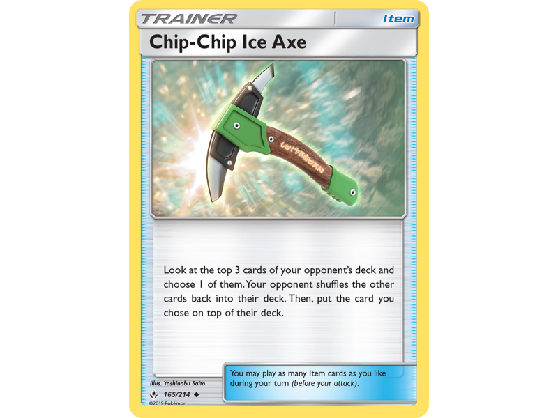 Chip-Chip Ice Axe (Reverse Holo)