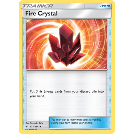 Fire Crystal (Reverse Holo)