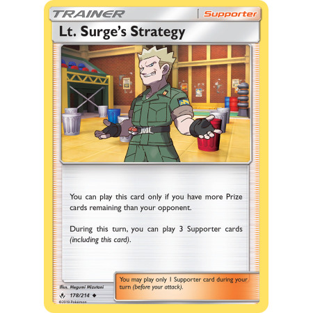 Lt. Surge's Strategy (Reverse Holo)