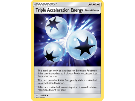 Triple Acceleration Energy