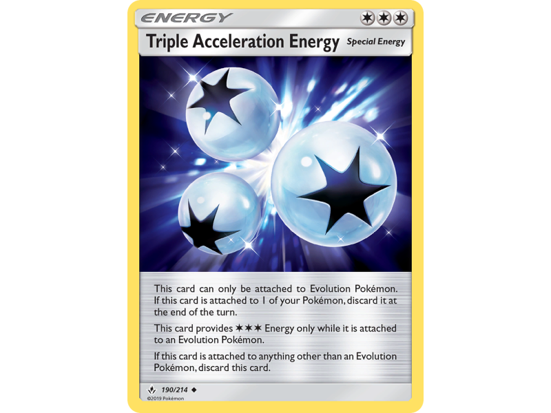 Triple Acceleration Energy (Reverse Holo)