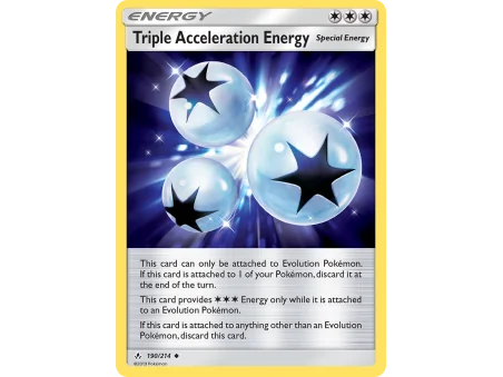 Triple Acceleration Energy (Reverse Holo)